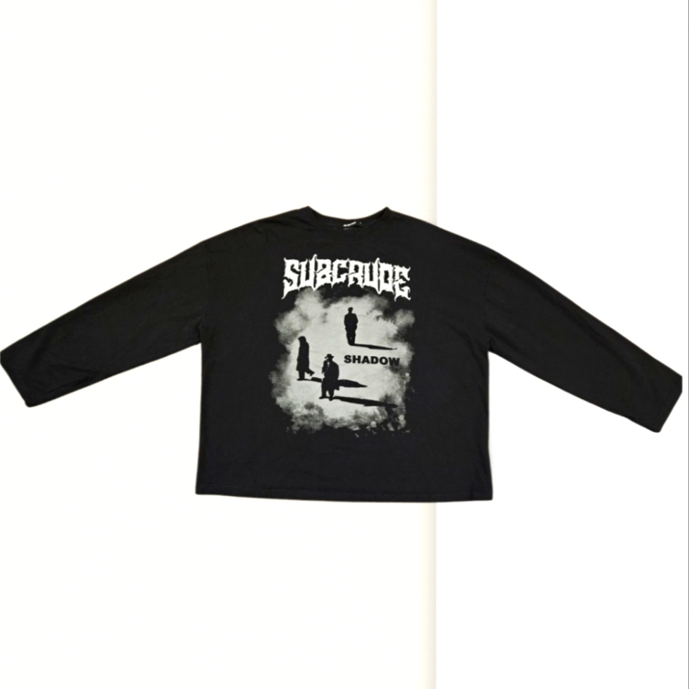 Aelfric Eden Long Sleeve Shirt Mens Extra Large Black Polyester Tee